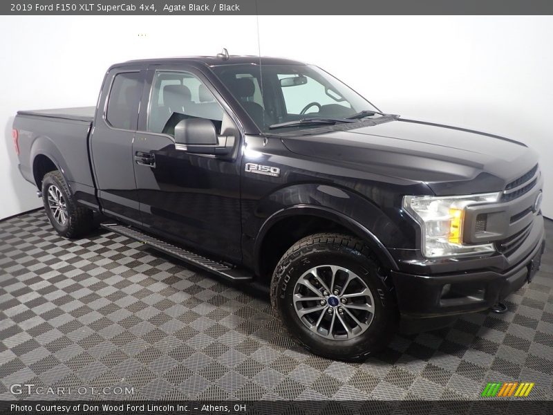 Agate Black / Black 2019 Ford F150 XLT SuperCab 4x4