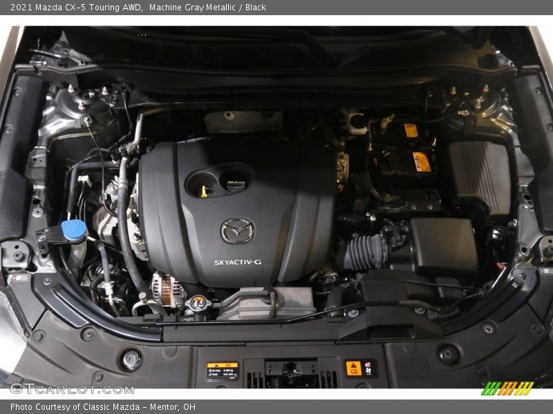 Machine Gray Metallic / Black 2021 Mazda CX-5 Touring AWD
