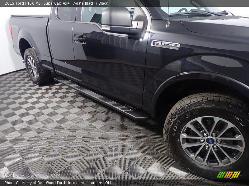 Agate Black / Black 2019 Ford F150 XLT SuperCab 4x4