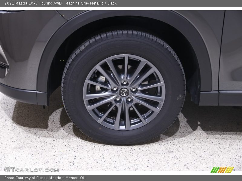 Machine Gray Metallic / Black 2021 Mazda CX-5 Touring AWD