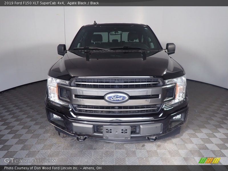 Agate Black / Black 2019 Ford F150 XLT SuperCab 4x4