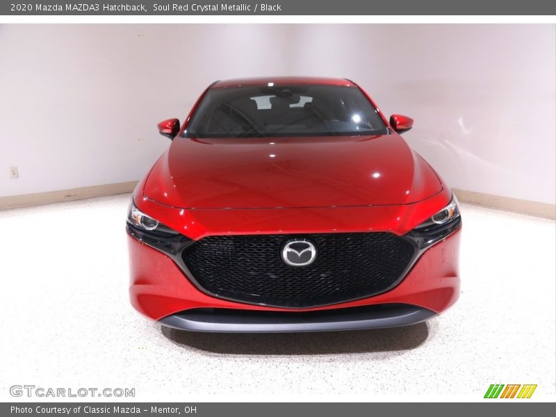 Soul Red Crystal Metallic / Black 2020 Mazda MAZDA3 Hatchback