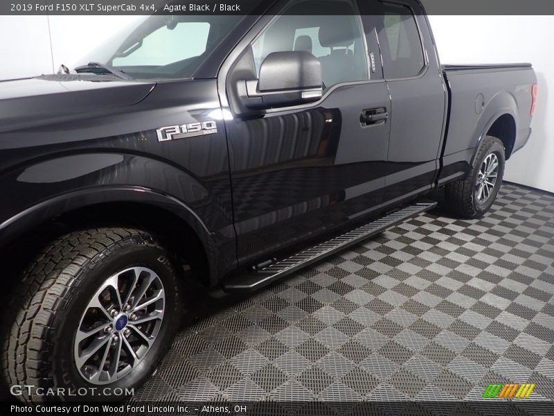 Agate Black / Black 2019 Ford F150 XLT SuperCab 4x4