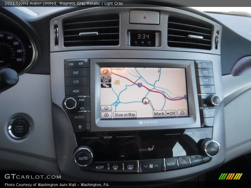 Magnetic Gray Metallic / Light Gray 2011 Toyota Avalon Limited
