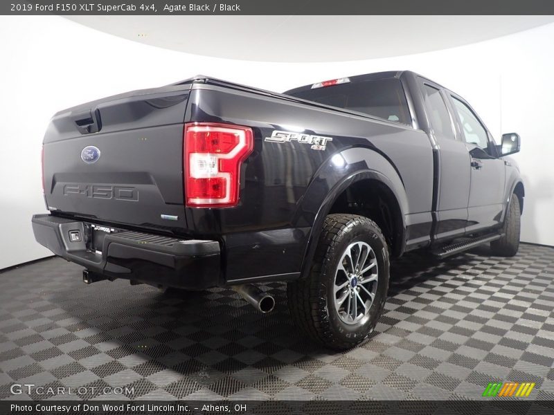 Agate Black / Black 2019 Ford F150 XLT SuperCab 4x4