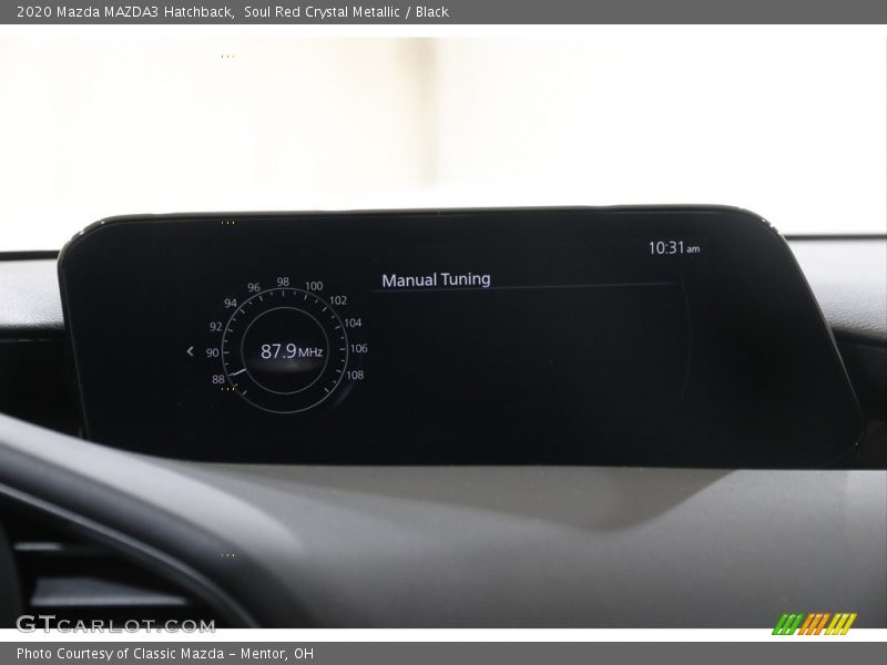 Soul Red Crystal Metallic / Black 2020 Mazda MAZDA3 Hatchback
