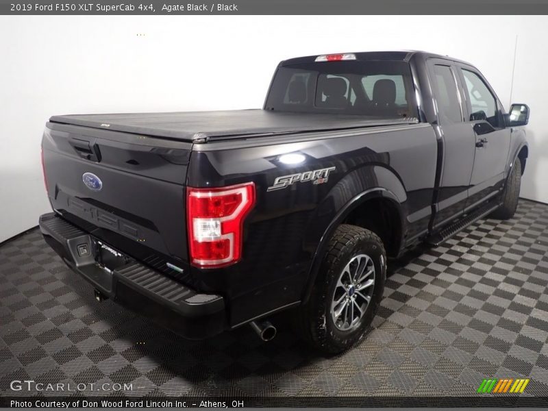 Agate Black / Black 2019 Ford F150 XLT SuperCab 4x4