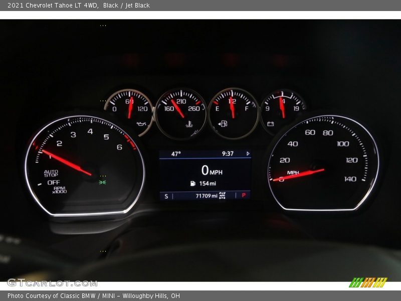 Black / Jet Black 2021 Chevrolet Tahoe LT 4WD