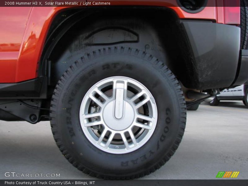 Solar Flare Metallic / Light Cashmere 2008 Hummer H3 X