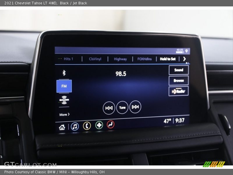 Black / Jet Black 2021 Chevrolet Tahoe LT 4WD