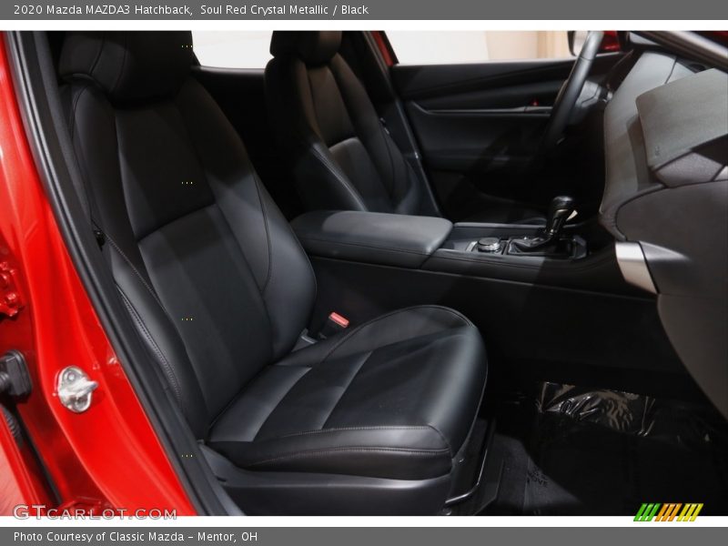 Soul Red Crystal Metallic / Black 2020 Mazda MAZDA3 Hatchback