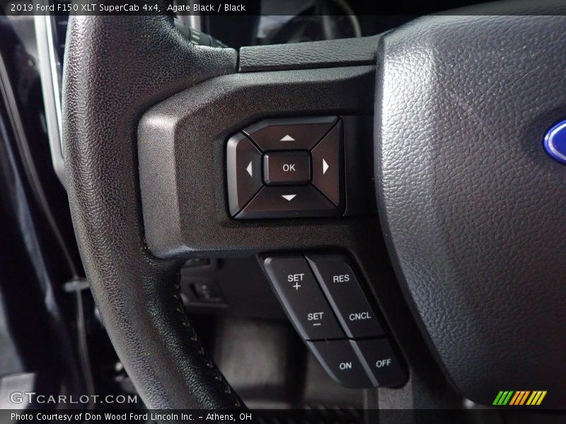 Agate Black / Black 2019 Ford F150 XLT SuperCab 4x4