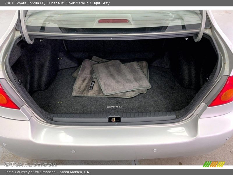  2004 Corolla LE Trunk