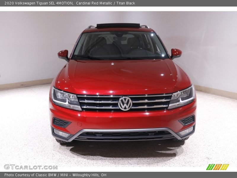 Cardinal Red Metallic / Titan Black 2020 Volkswagen Tiguan SEL 4MOTION