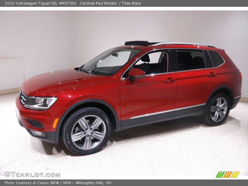 Cardinal Red Metallic / Titan Black 2020 Volkswagen Tiguan SEL 4MOTION