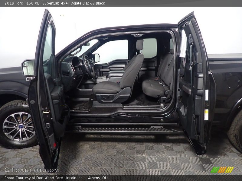 Agate Black / Black 2019 Ford F150 XLT SuperCab 4x4