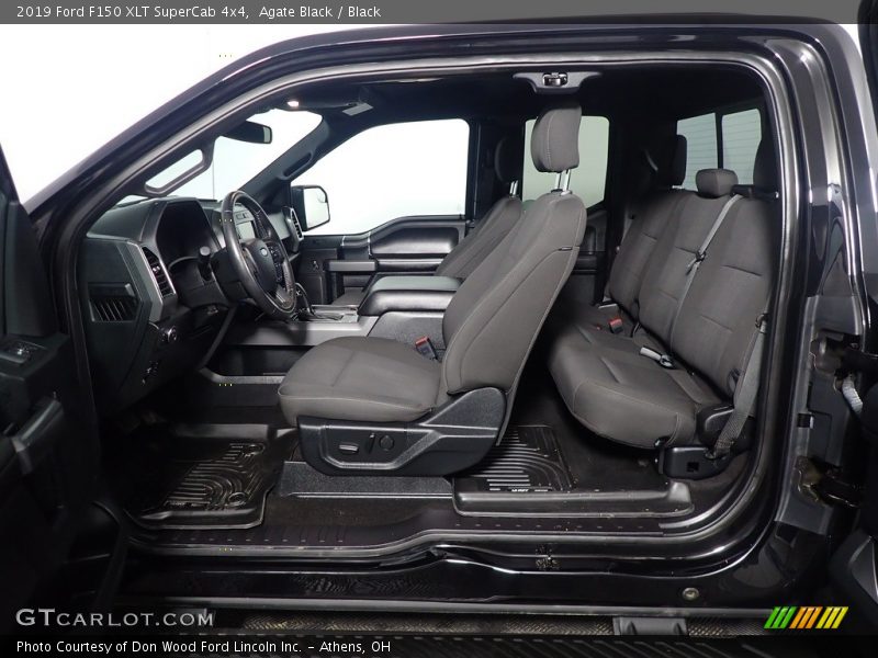 Agate Black / Black 2019 Ford F150 XLT SuperCab 4x4