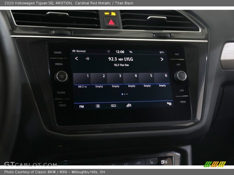 Cardinal Red Metallic / Titan Black 2020 Volkswagen Tiguan SEL 4MOTION