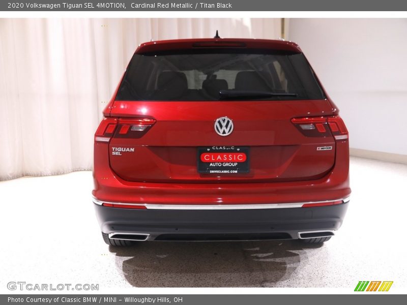 Cardinal Red Metallic / Titan Black 2020 Volkswagen Tiguan SEL 4MOTION