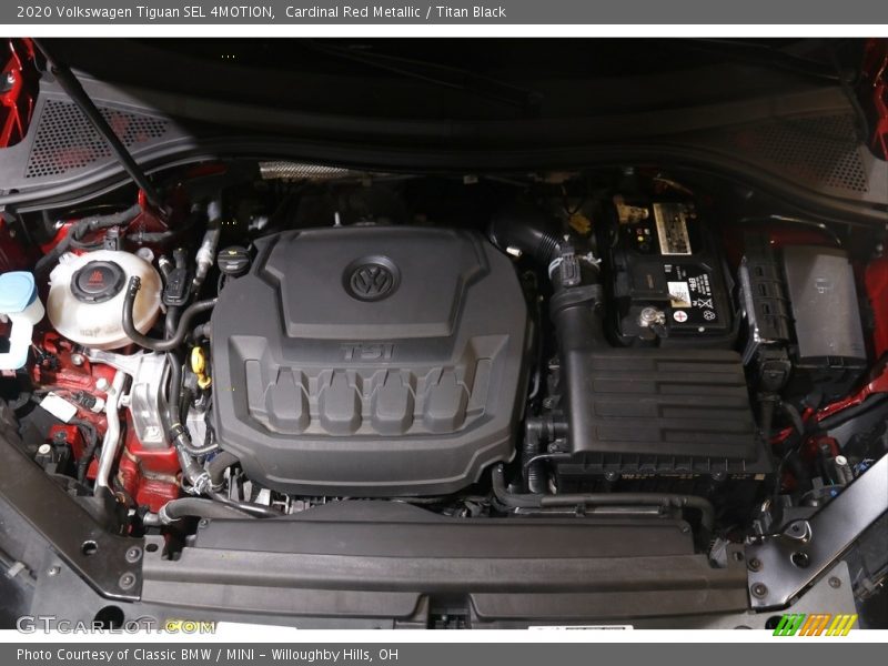 Cardinal Red Metallic / Titan Black 2020 Volkswagen Tiguan SEL 4MOTION