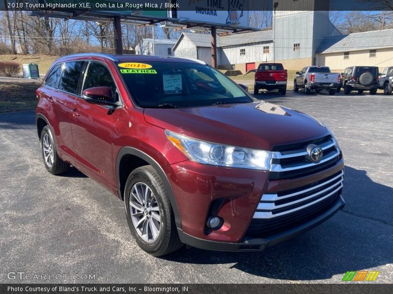 Front 3/4 View of 2018 Highlander XLE