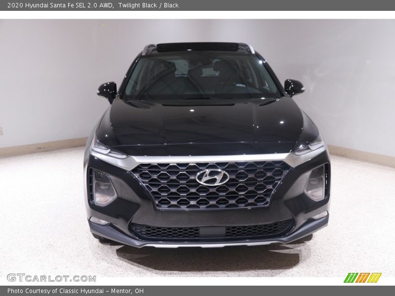 Twilight Black / Black 2020 Hyundai Santa Fe SEL 2.0 AWD