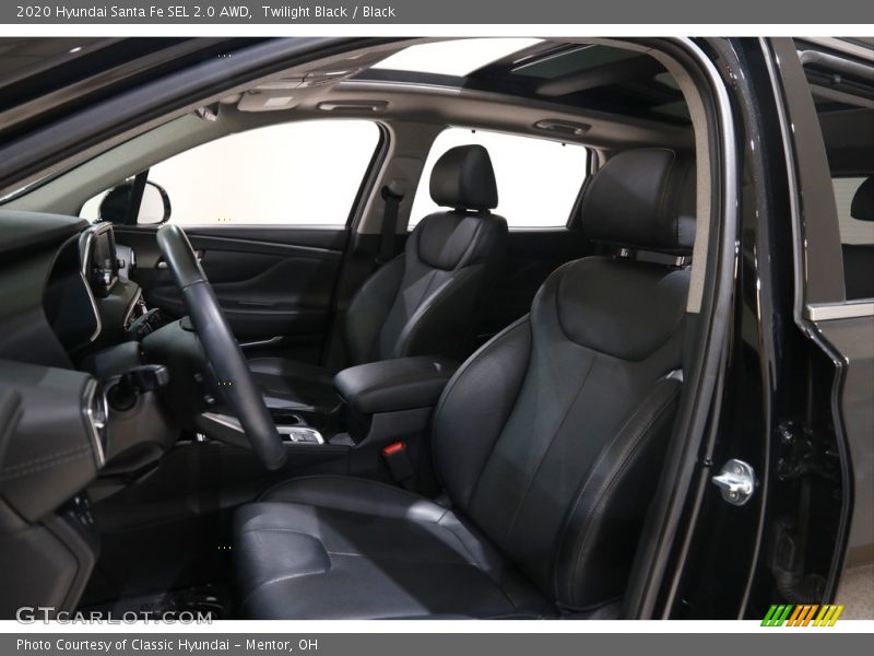 Twilight Black / Black 2020 Hyundai Santa Fe SEL 2.0 AWD