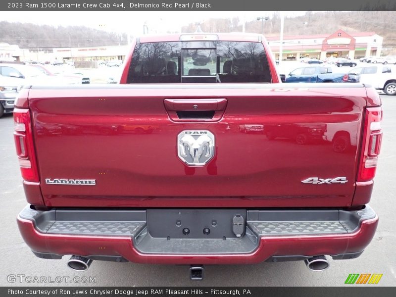 Delmonico Red Pearl / Black 2023 Ram 1500 Laramie Crew Cab 4x4