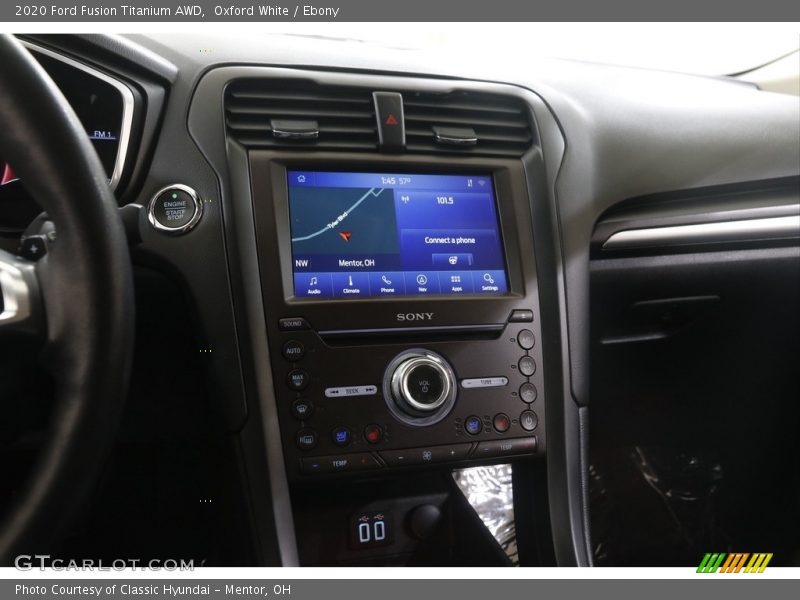 Oxford White / Ebony 2020 Ford Fusion Titanium AWD