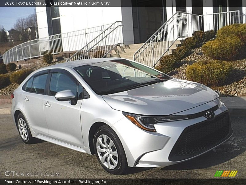 Classic Silver Metallic / Light Gray 2020 Toyota Corolla LE