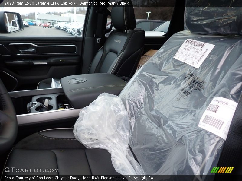 Delmonico Red Pearl / Black 2023 Ram 1500 Laramie Crew Cab 4x4