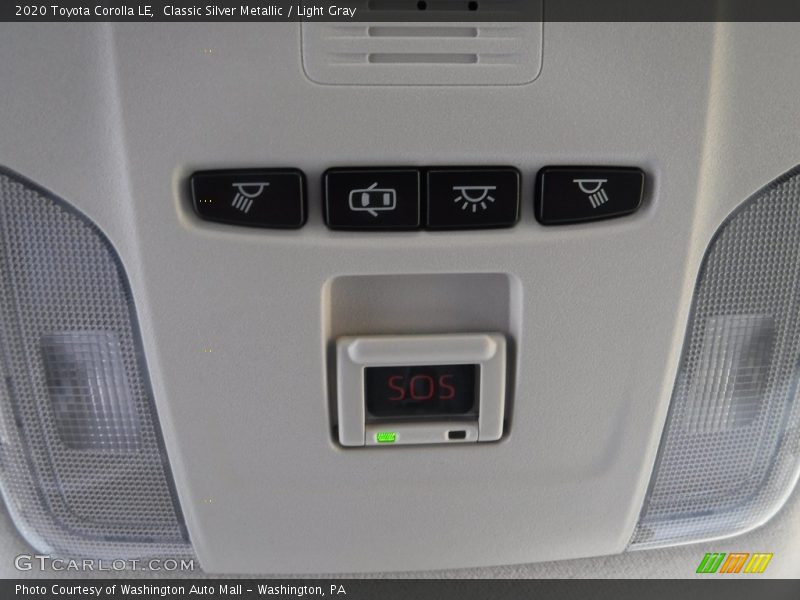 Classic Silver Metallic / Light Gray 2020 Toyota Corolla LE
