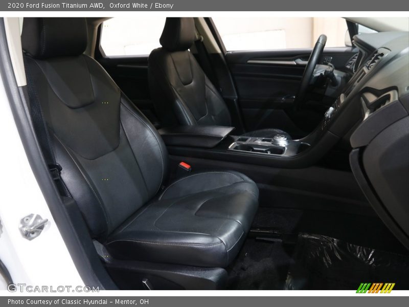 Oxford White / Ebony 2020 Ford Fusion Titanium AWD