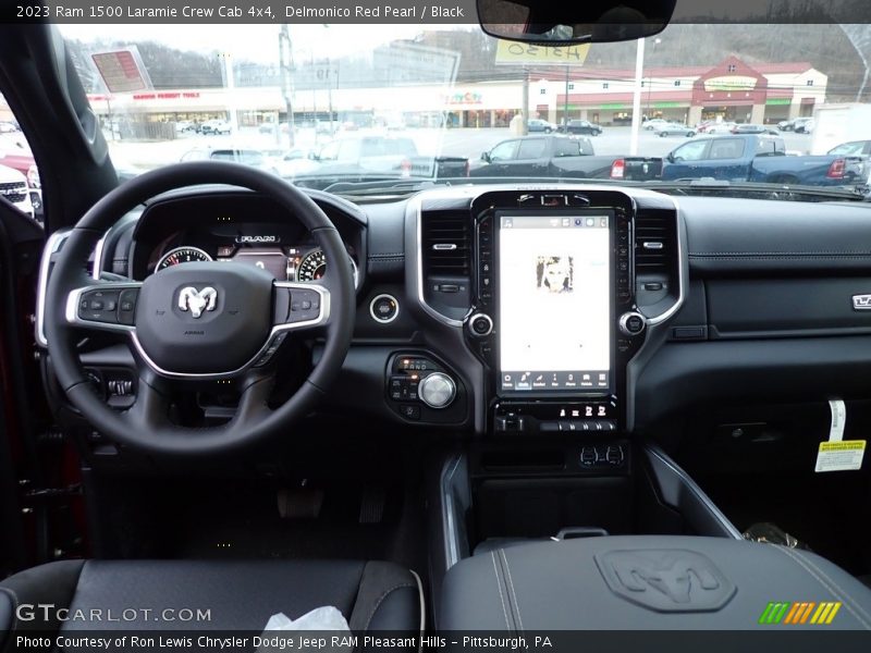 Dashboard of 2023 1500 Laramie Crew Cab 4x4
