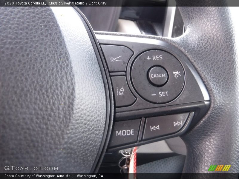 Classic Silver Metallic / Light Gray 2020 Toyota Corolla LE