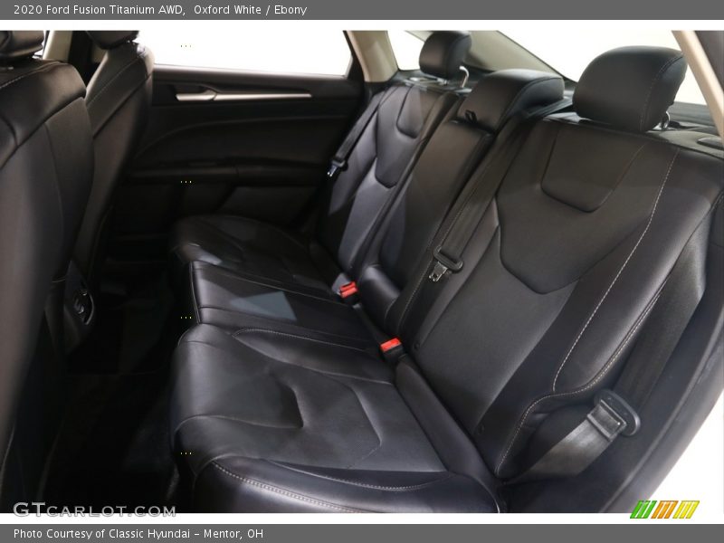 Oxford White / Ebony 2020 Ford Fusion Titanium AWD
