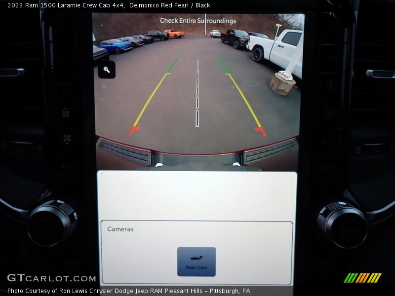 Controls of 2023 1500 Laramie Crew Cab 4x4