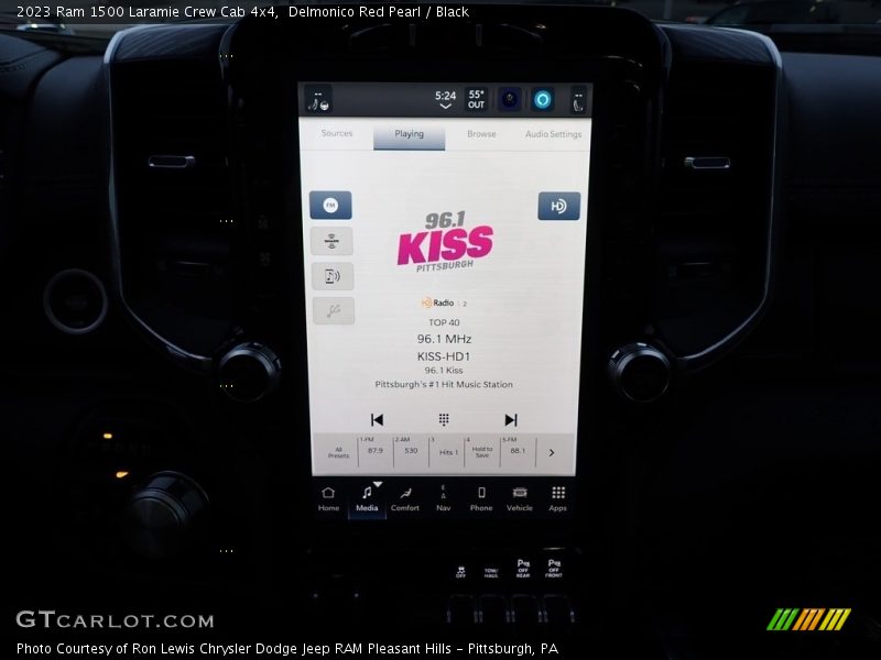 Audio System of 2023 1500 Laramie Crew Cab 4x4