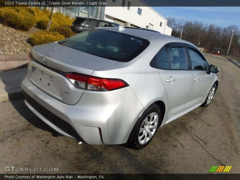 Classic Silver Metallic / Light Gray 2020 Toyota Corolla LE