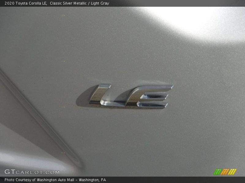 Classic Silver Metallic / Light Gray 2020 Toyota Corolla LE