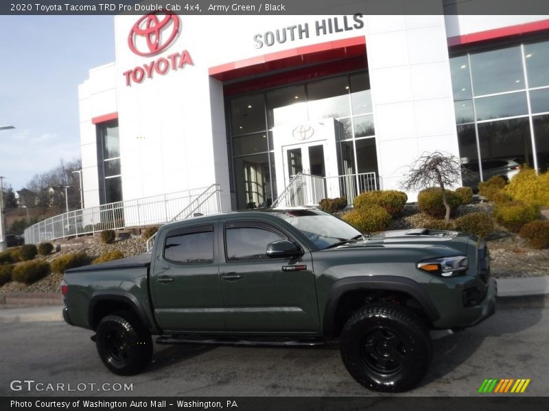 Army Green / Black 2020 Toyota Tacoma TRD Pro Double Cab 4x4