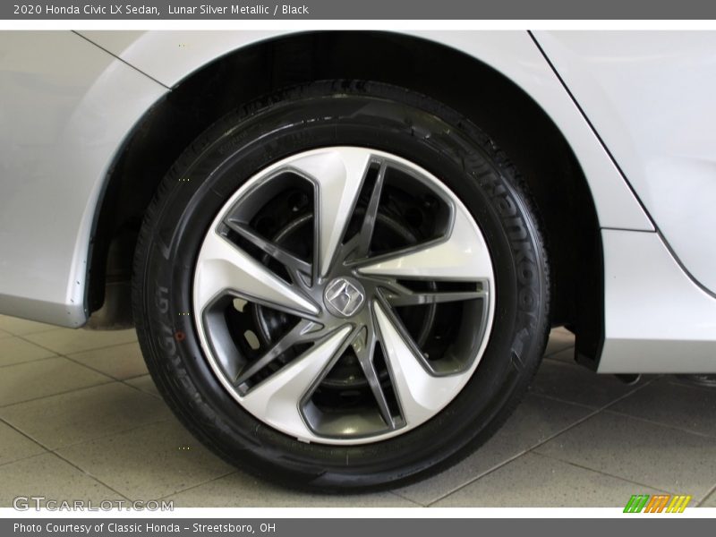 Lunar Silver Metallic / Black 2020 Honda Civic LX Sedan