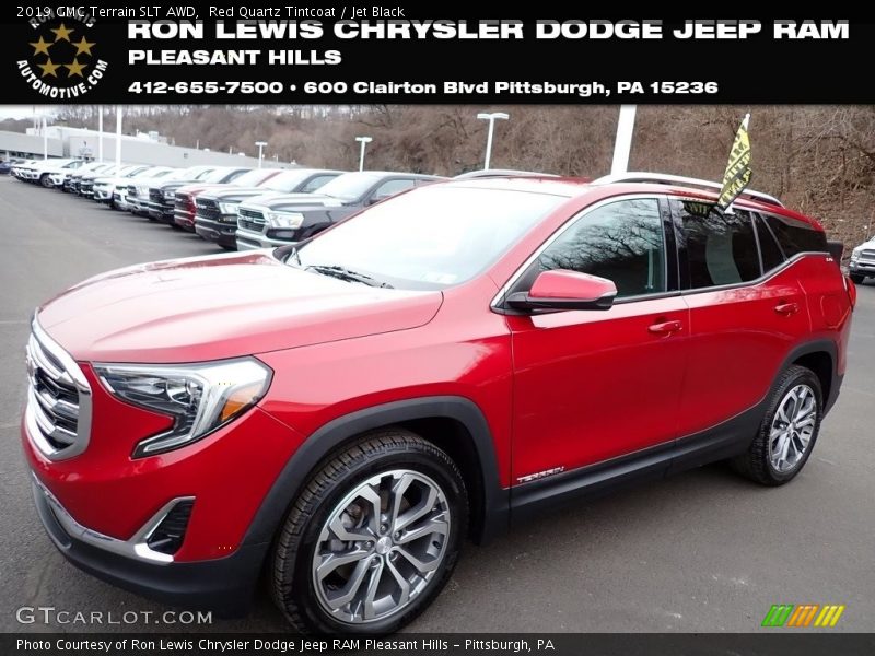 Red Quartz Tintcoat / Jet Black 2019 GMC Terrain SLT AWD