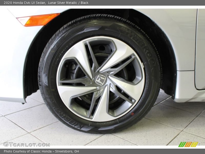Lunar Silver Metallic / Black 2020 Honda Civic LX Sedan