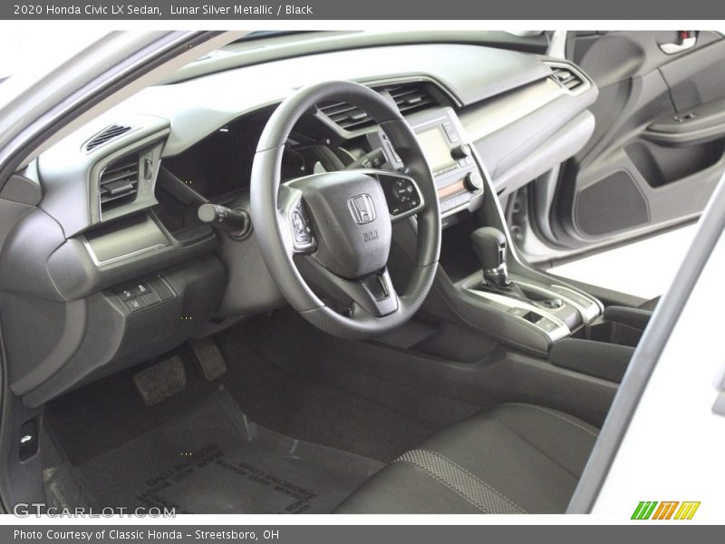 Lunar Silver Metallic / Black 2020 Honda Civic LX Sedan