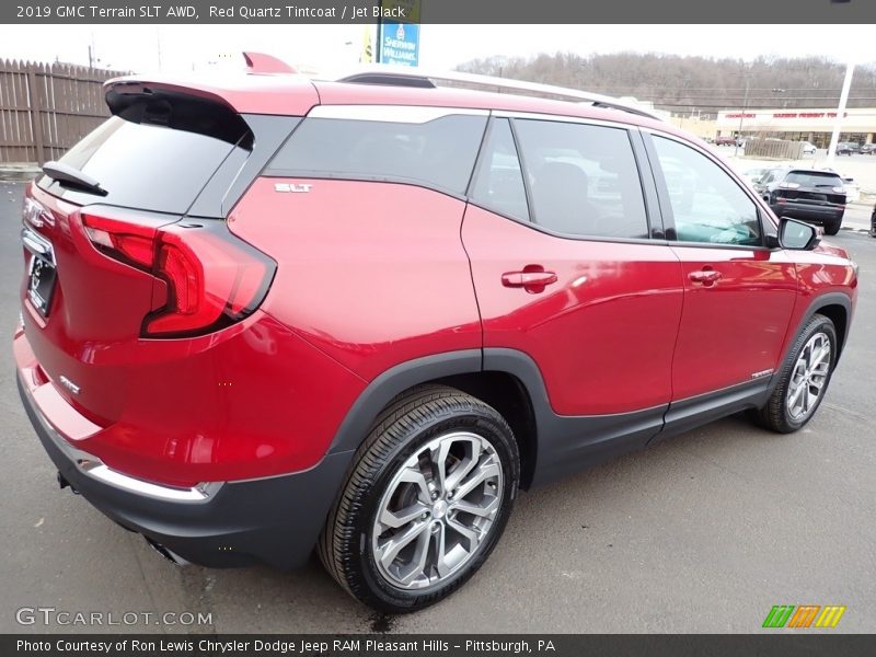 Red Quartz Tintcoat / Jet Black 2019 GMC Terrain SLT AWD