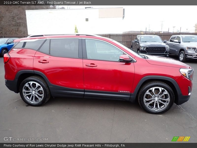 Red Quartz Tintcoat / Jet Black 2019 GMC Terrain SLT AWD