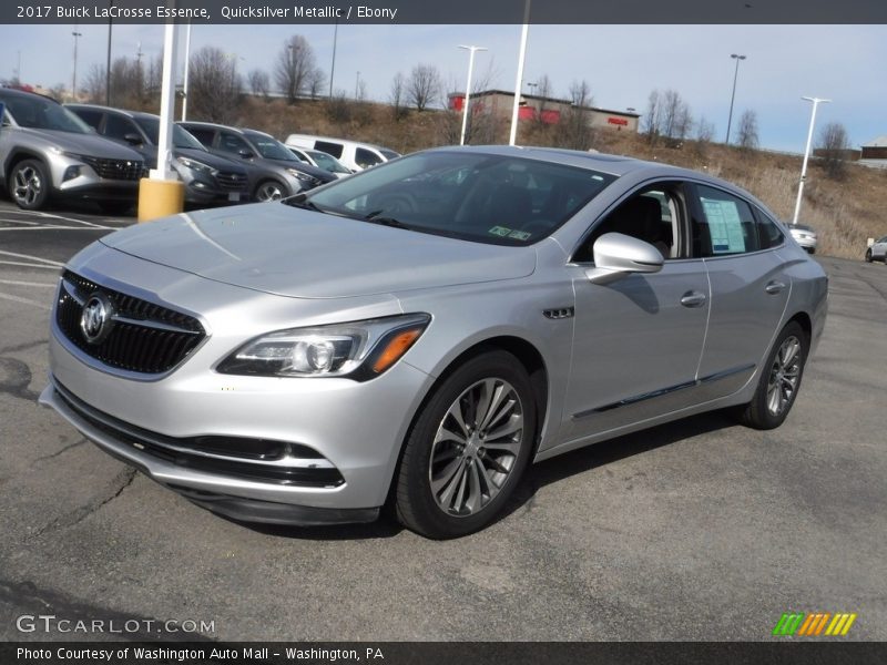Quicksilver Metallic / Ebony 2017 Buick LaCrosse Essence