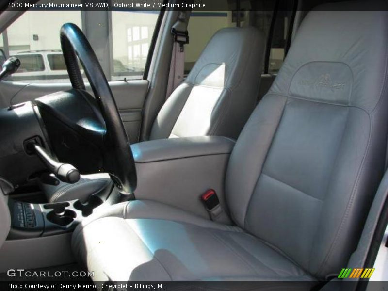 Oxford White / Medium Graphite 2000 Mercury Mountaineer V8 AWD