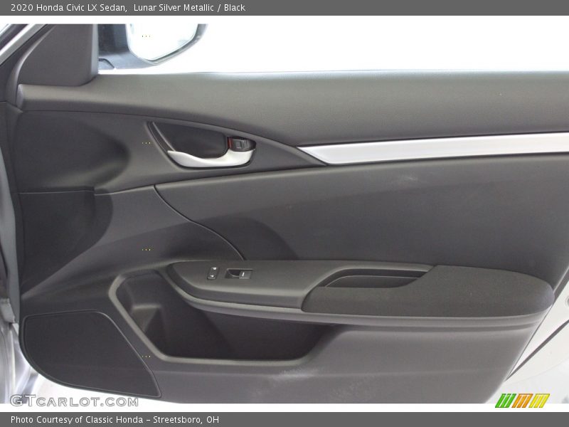 Lunar Silver Metallic / Black 2020 Honda Civic LX Sedan